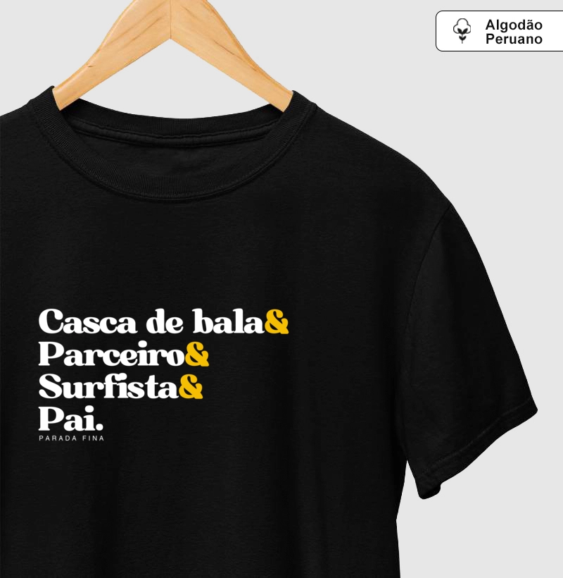 Casca de bala, parceiro, surfista, pai