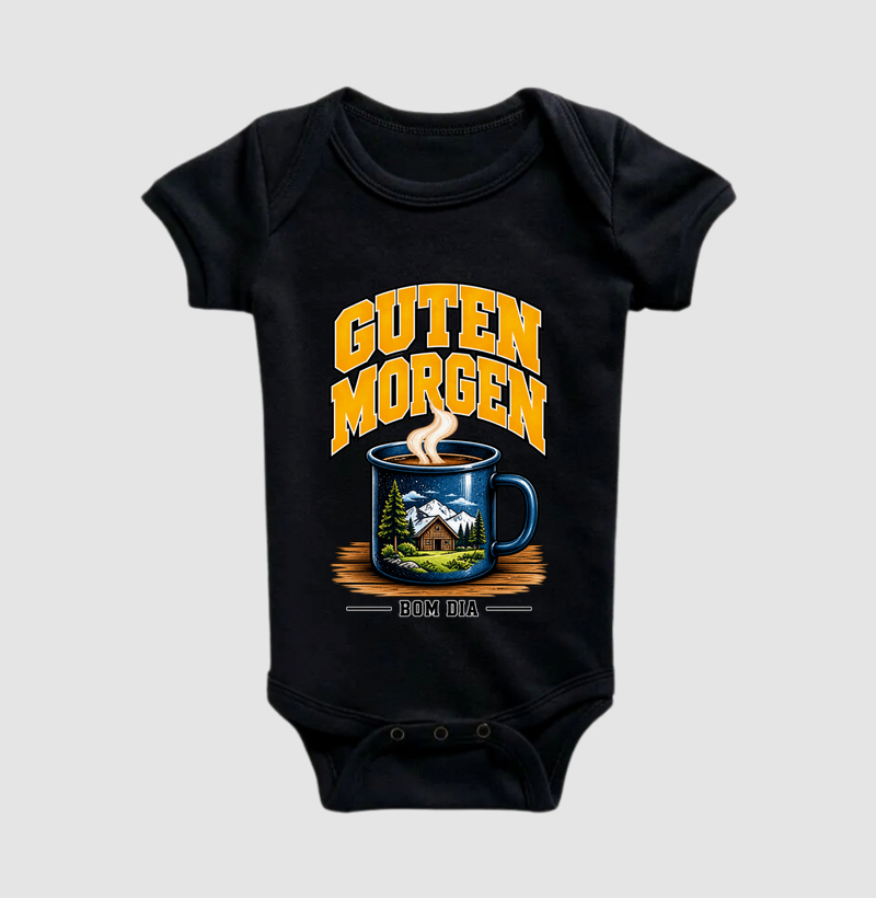 Guten Morgen — Bom Dia - Body Infantil