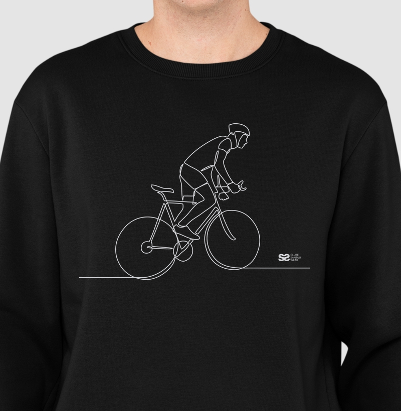 Moletom Sem Capuz Slim Unissex "Foca e vai"