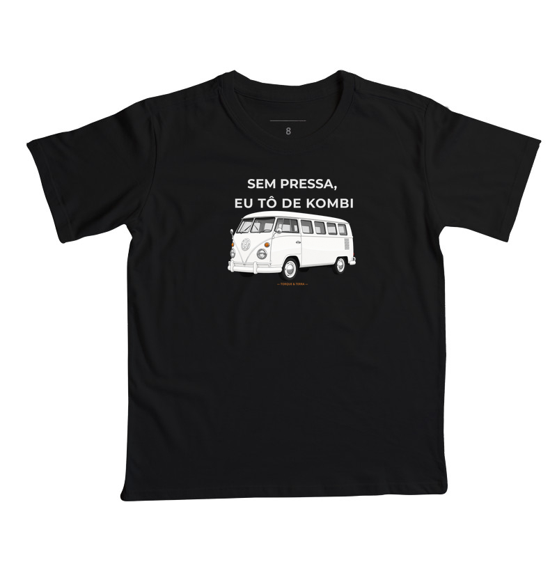 Sem pressa, eu tô de Kombi - branca