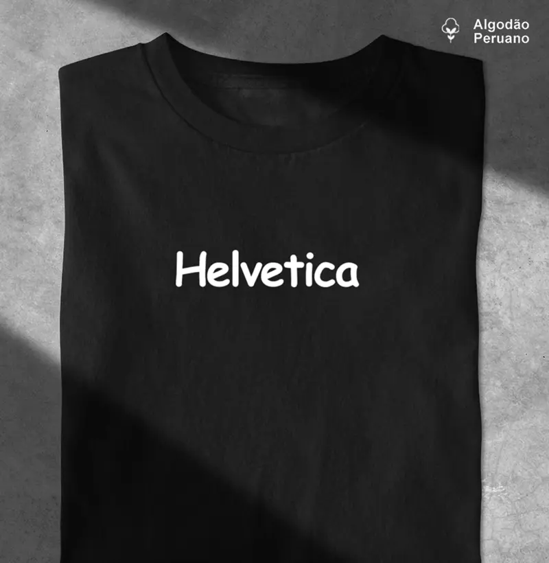 Helvetica tá diferente