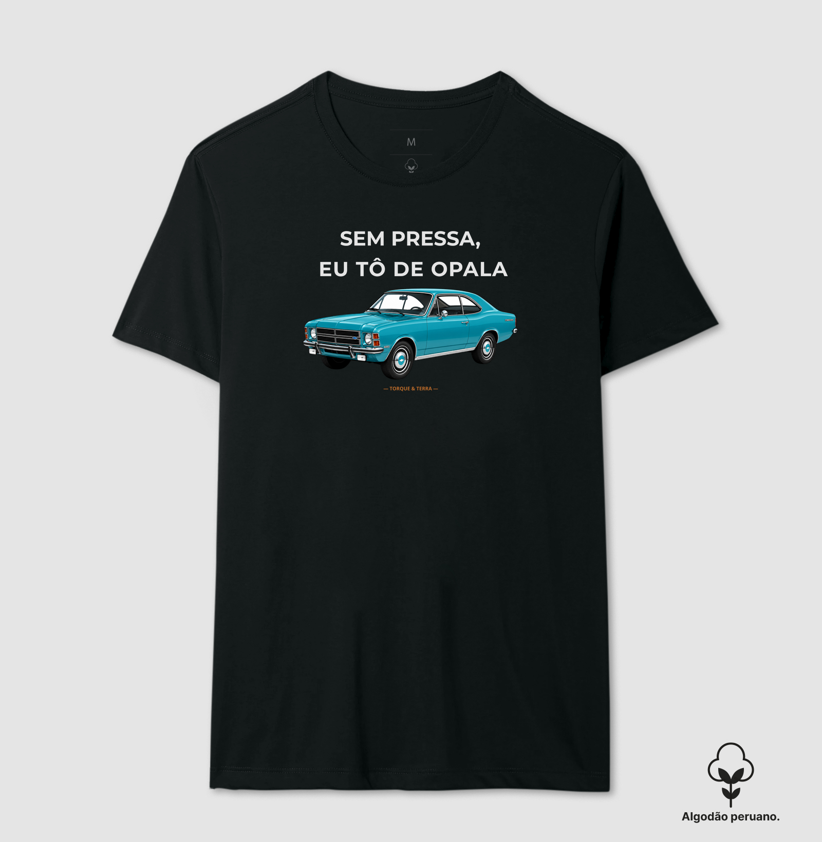 Sem pressa, eu tô de Opala - azul claro