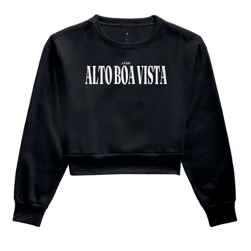 Alto Boa Vista | Tipografia MT - Cropped Moletom