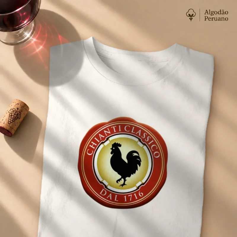 Camiseta Chianti Clássico - Camiseta Algodão Peruano