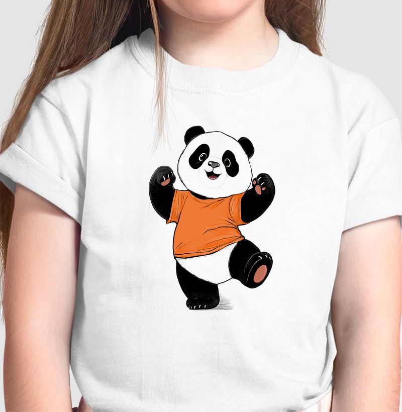 Camiseta Infantil Panda, Pandinha
