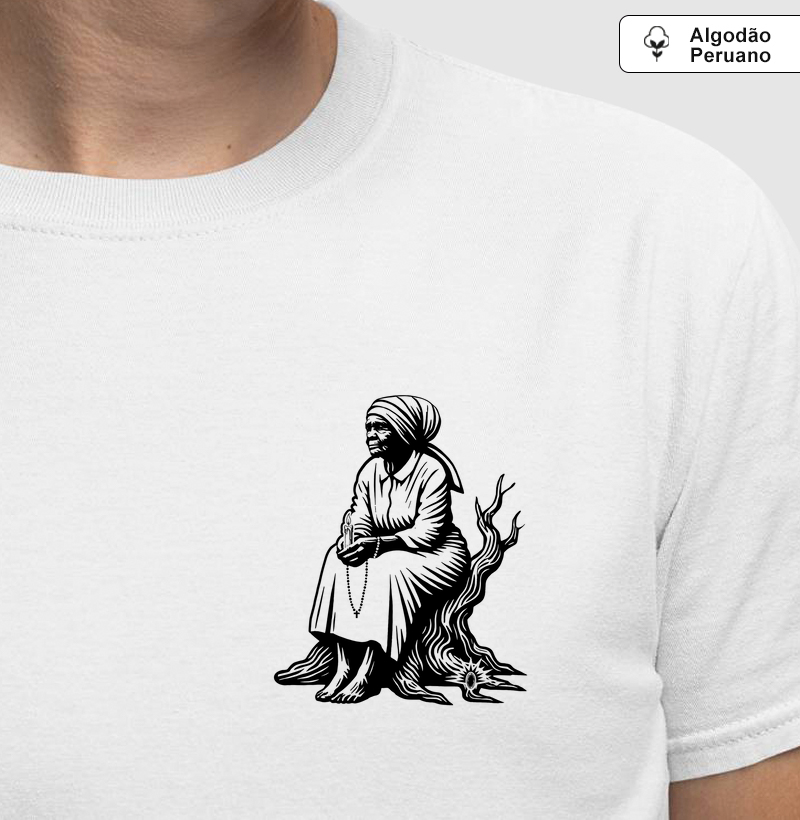 Preta Velha Minimalista - Algodão Peruano