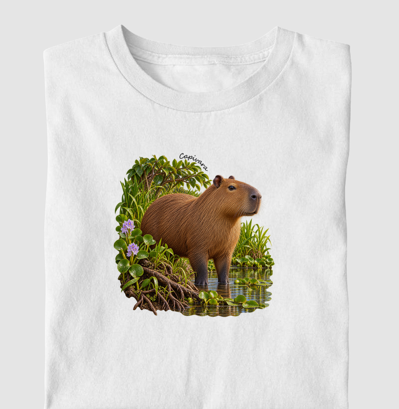 Capivara - Fauna Brasileira - Camiseta
