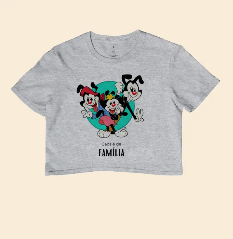 Cropped Caos é de família