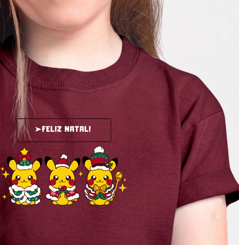 Noelchu - Feliz Natal! - Camiseta Infantil