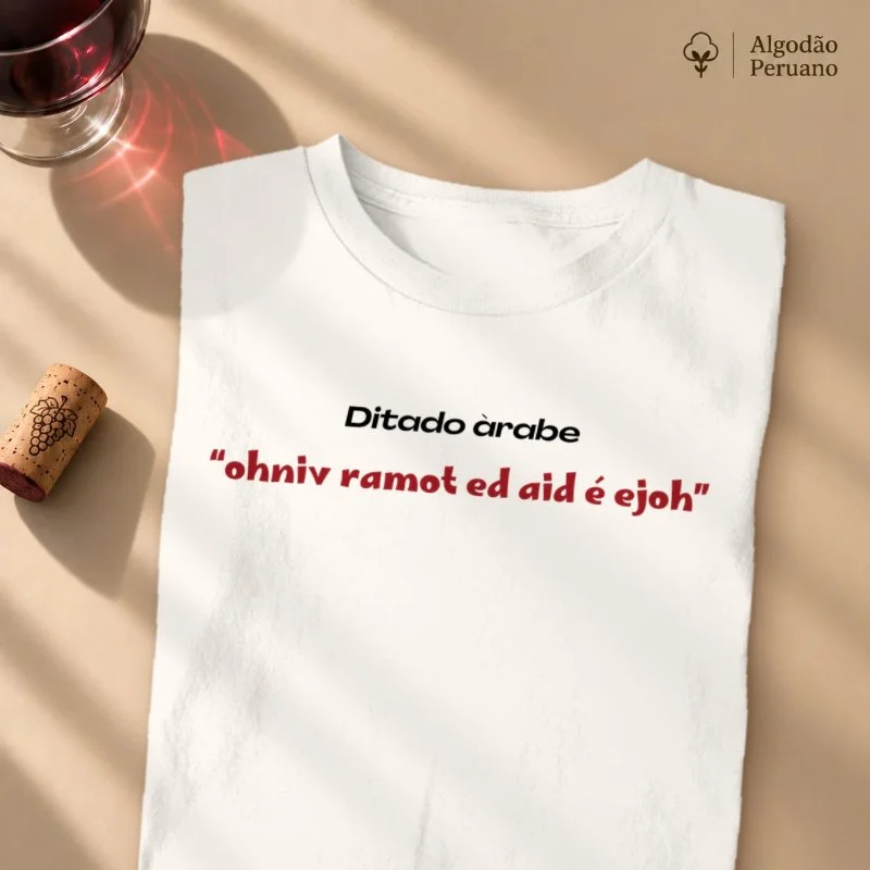 Camiseta Ditado Árabe