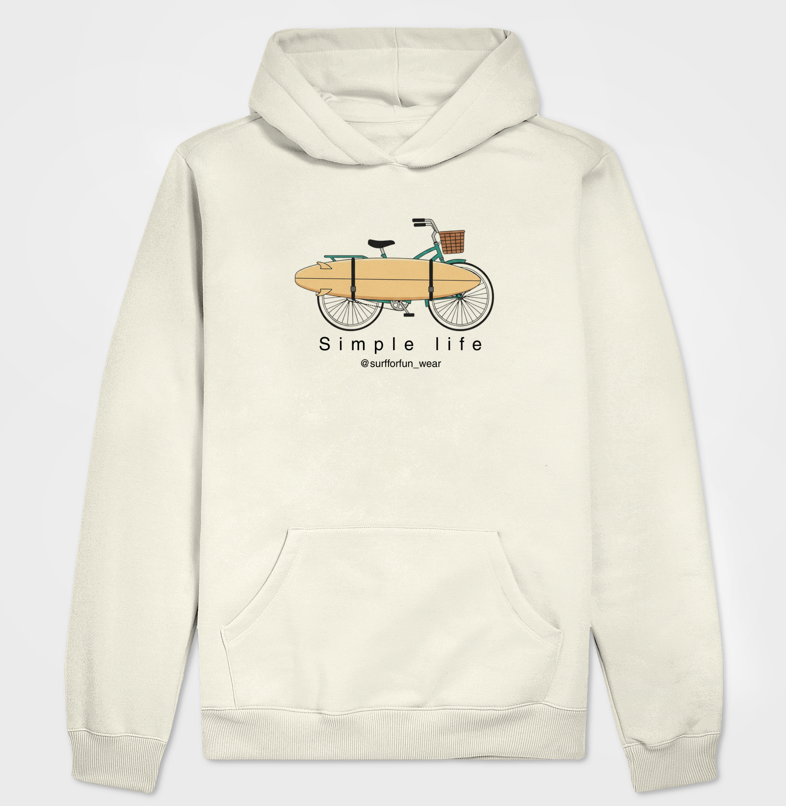 Camiseta Simple Life Surf Lifestyle Beach Bike Unissex