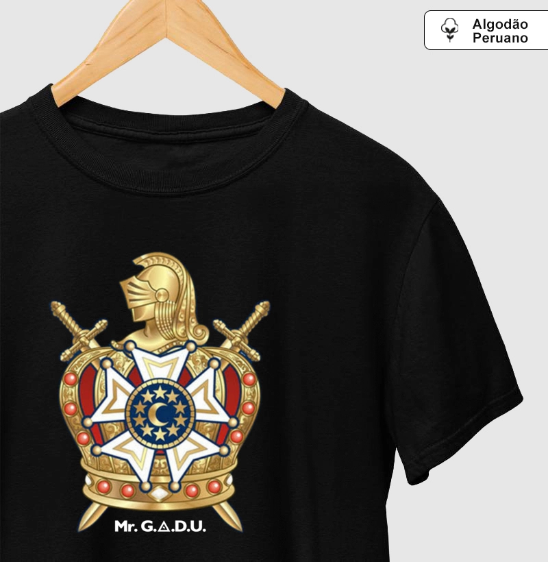 Camiseta Algodão Peruano DeMolay 3 - Mr. GADU