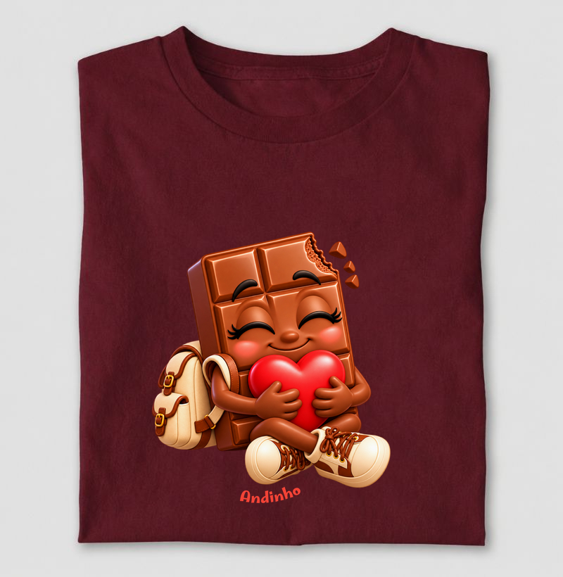 Andinho Coração - Camiseta Infantil