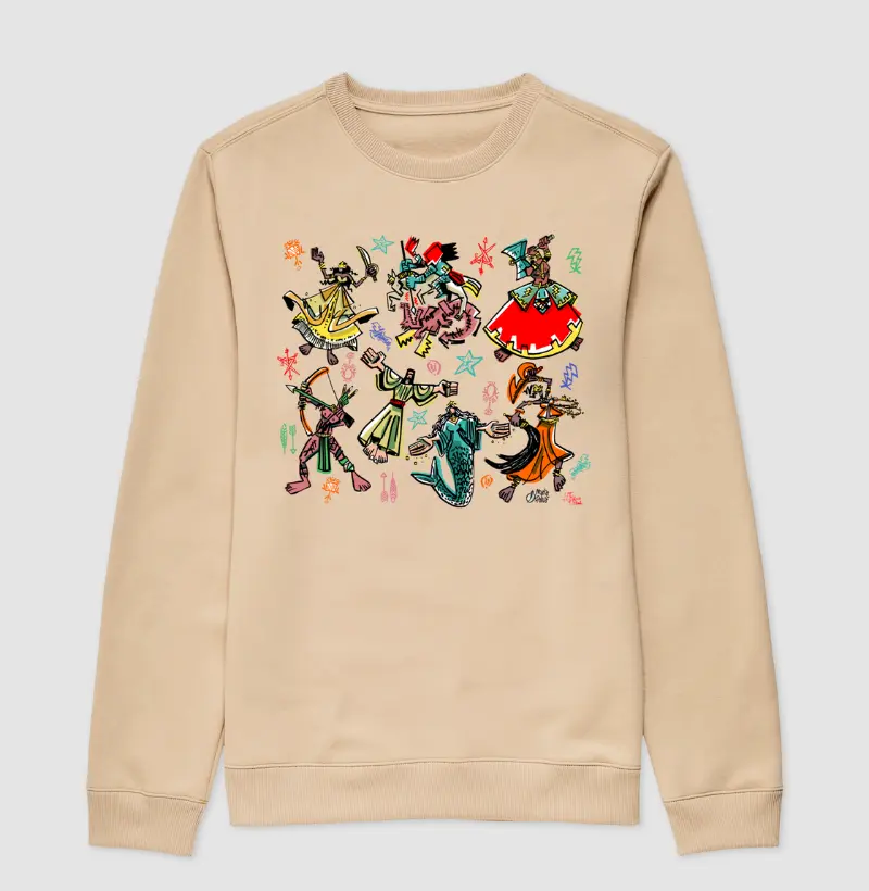 Suéter Moletom Orixás Vianna Maria Patuá