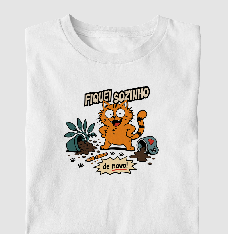 fiquei sozinho de novo