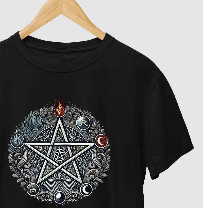 Pentagrama com os 5 Elementos