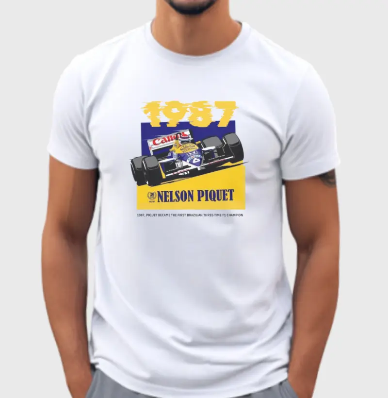 Camiseta Piquet F1 1987