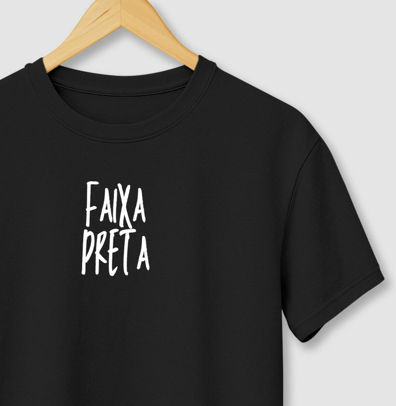 Camiseta Faixa Preta Roop
