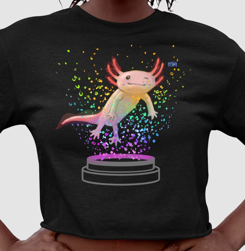 Axolote Bolhas - Cropped