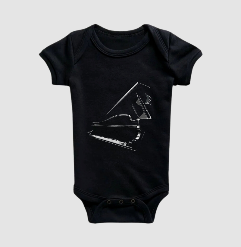 Elegant Grand Piano Silhouette