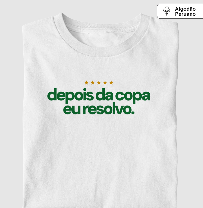 Algodão Peruano - Depois da copa eu resolvo
