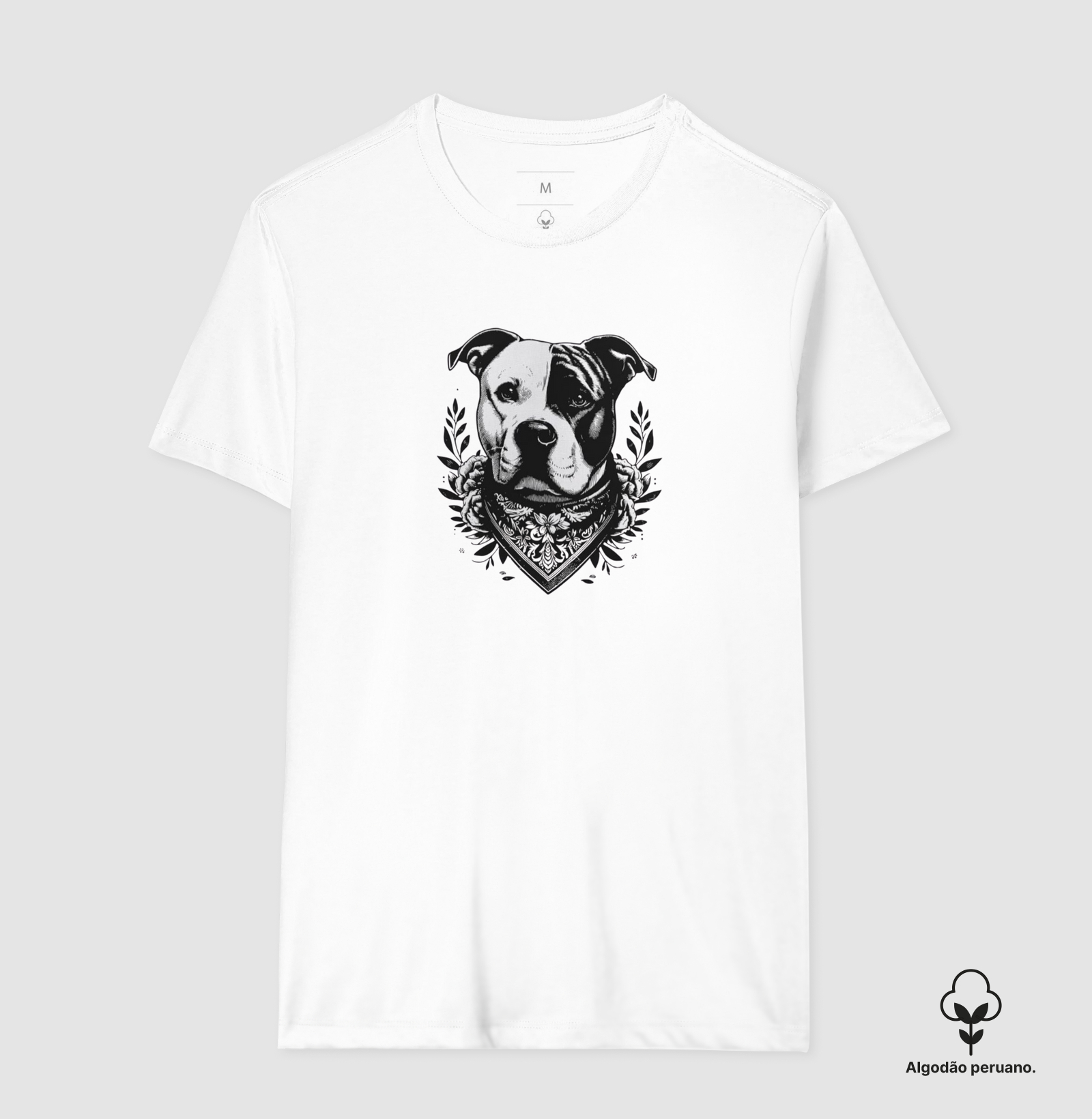 Pit bull com bandana 