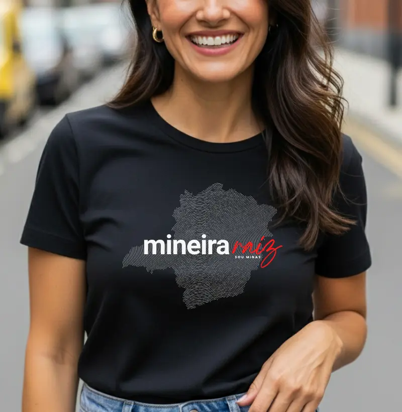 Mineira Raiz - Algodão Peruano - Camiseta Algodão Peruano