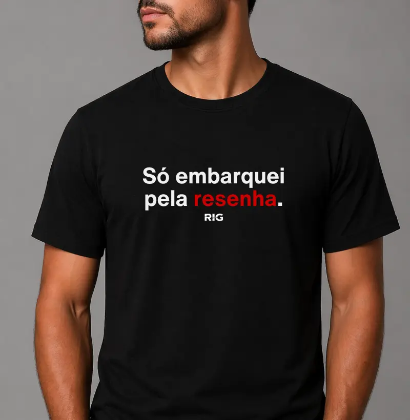 Só embarquei pela resenha