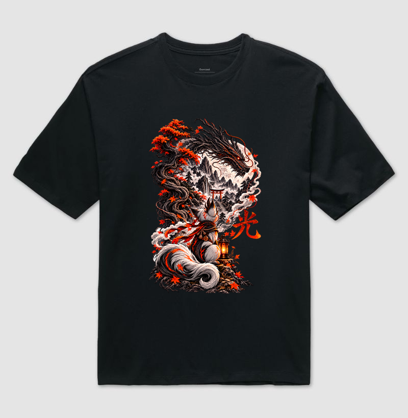 HIKARI - ATÉ ONDE A LUZ ALCANÇA - Camiseta Oversized