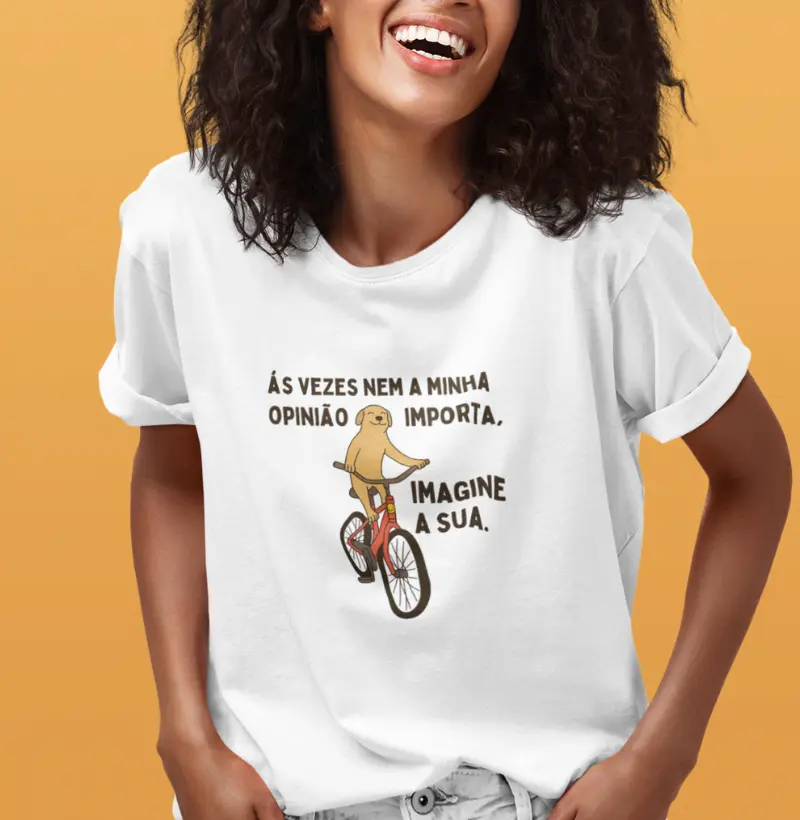 Camiseta - Imagina a sua