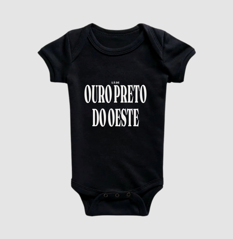 Ouro Preto do Oeste | Tipografia RO - Body Infantil