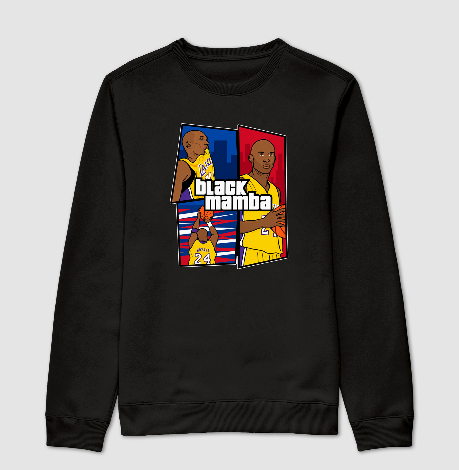 Blusa Moletom Slim B.Mamba — Ícone em Quadra