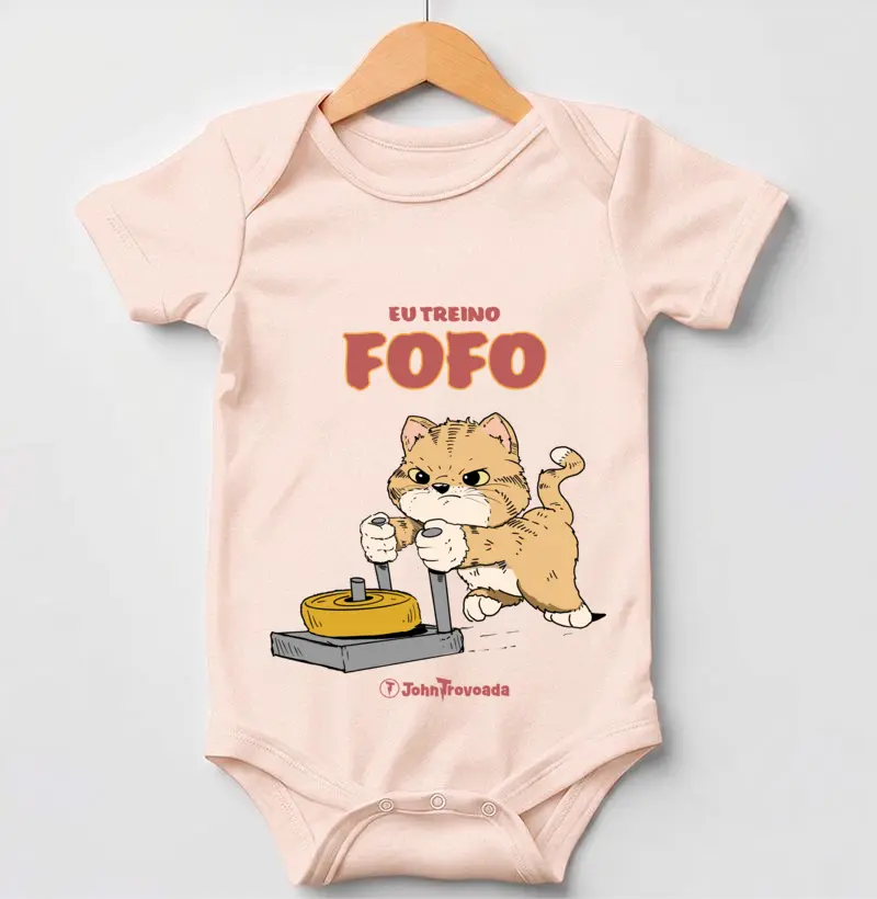 Gato Eu treino fofo 