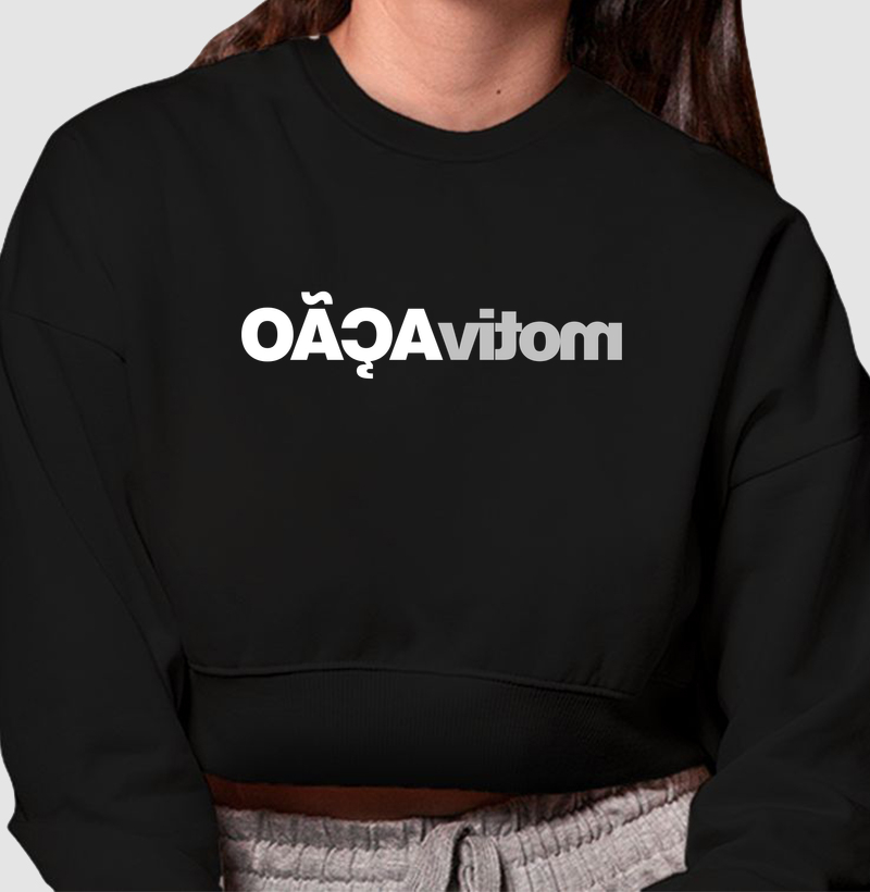motivAÇÃO - Cropped Moletom