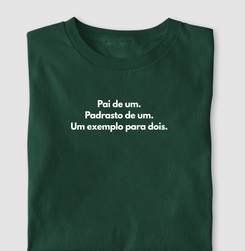 Pai de um. Padrasto de um. Um exemplo para dois.