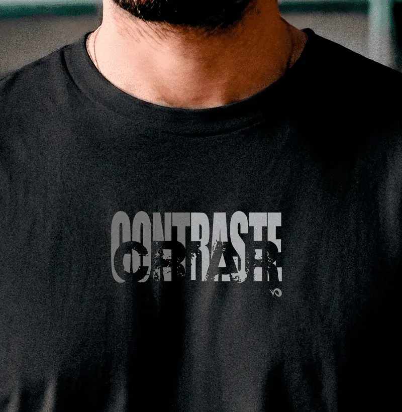 Contraste | Camiseta - Algodão Peruano