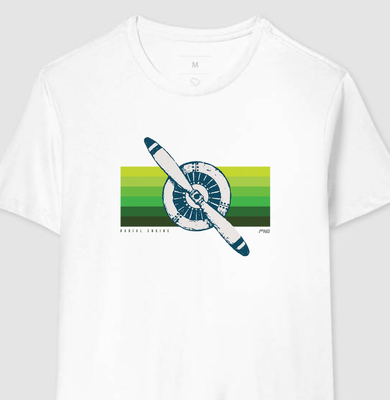 Camiseta Radial Engine