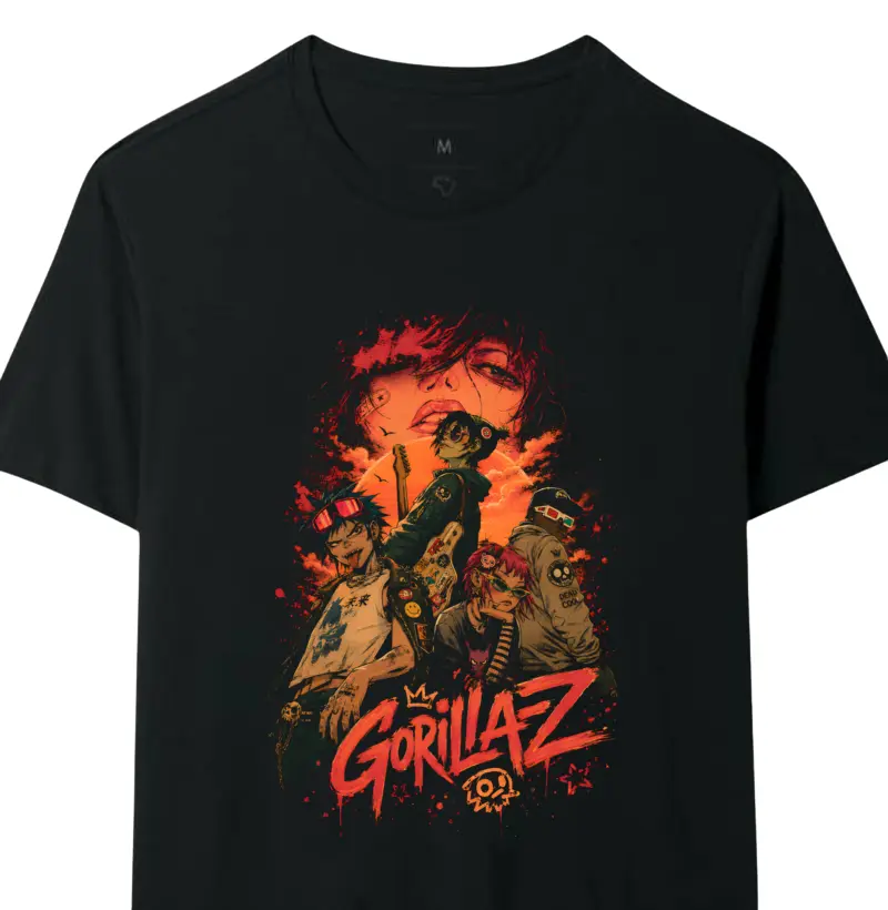 Camiseta Gorillaz Demon Days