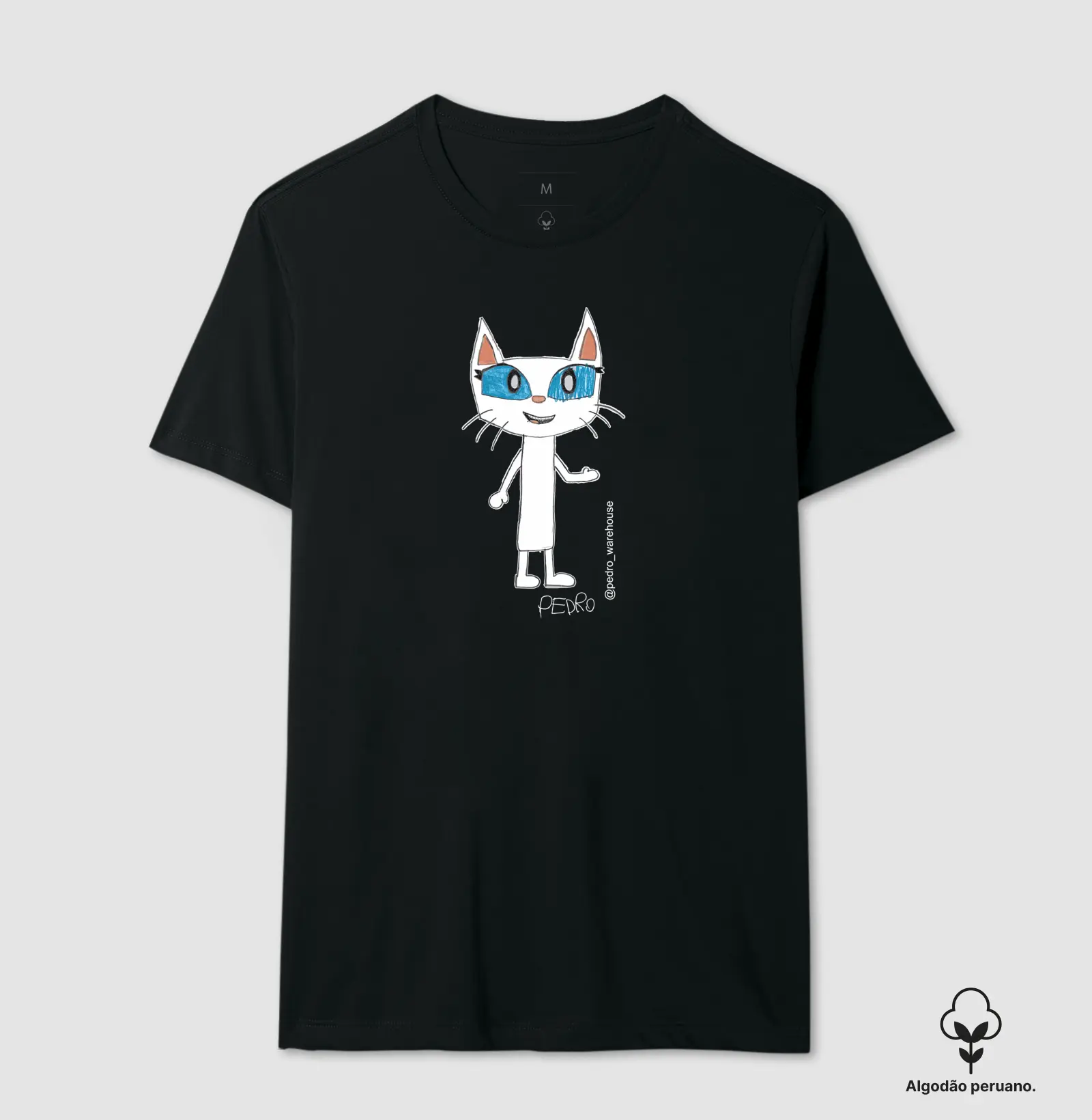 CAMISETA PREMIUM ALGODÃO PERUANO – GATINHA MIUMIU