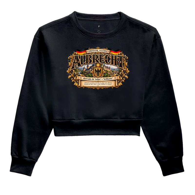 Albrecht  - Cropped Moletom