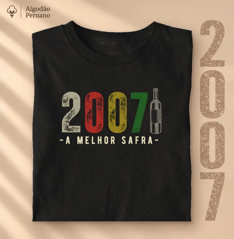 Camiseta Vinho - A Melhor Safra 2007