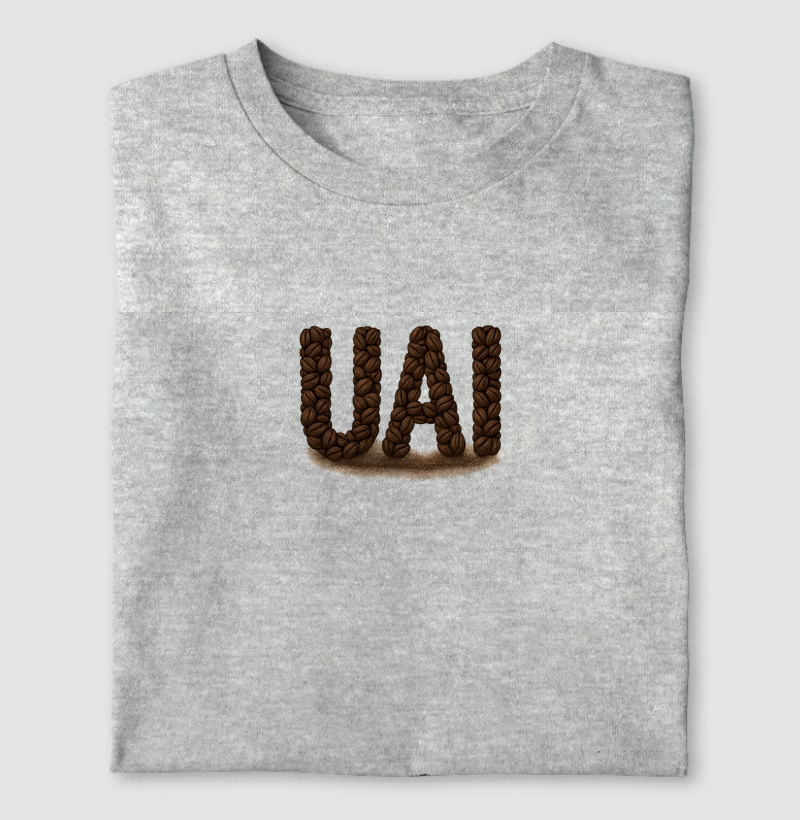 UAI (com grãos de café formando as letras)