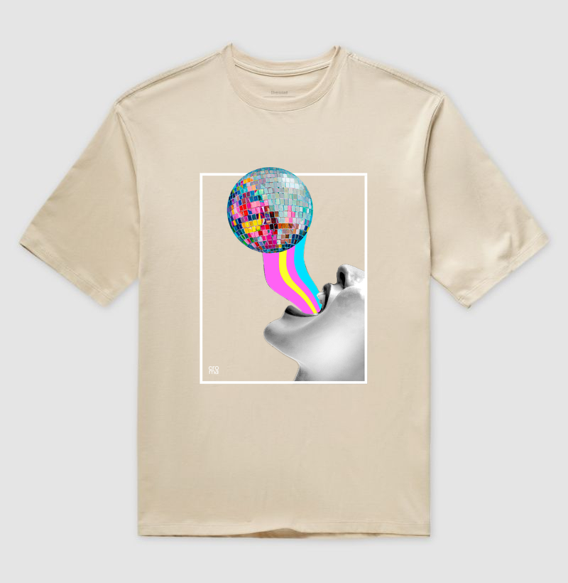 Camiseta Oversized Disco Ball II