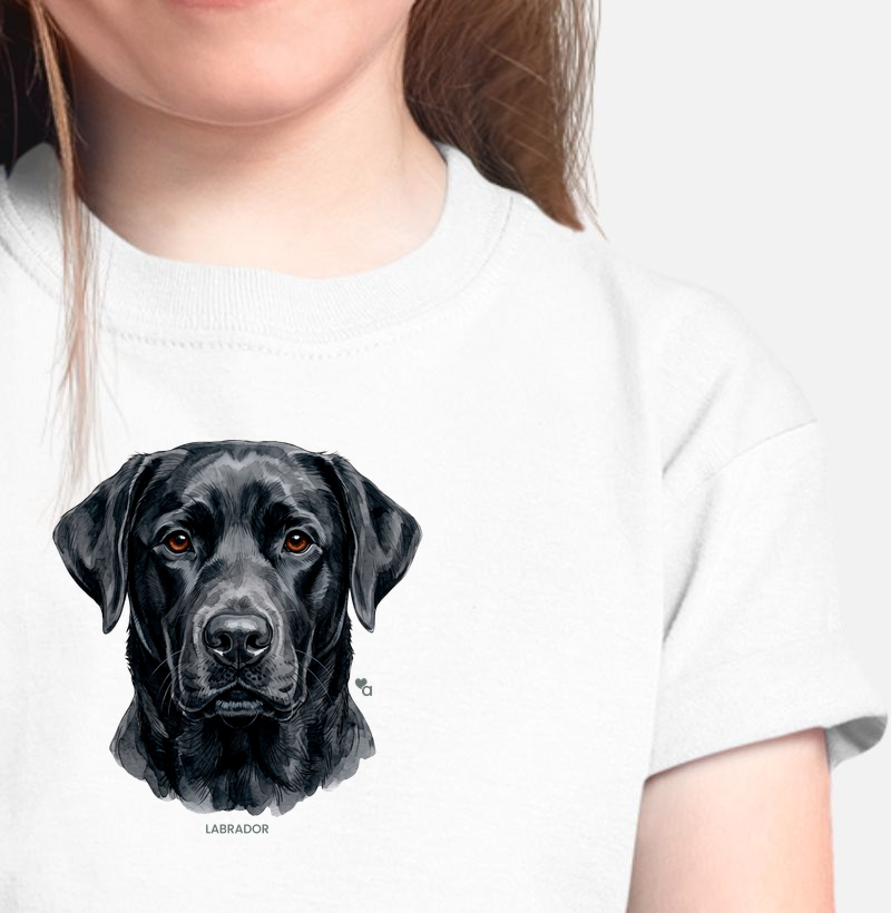 Cães - Labrador preto - Infantil