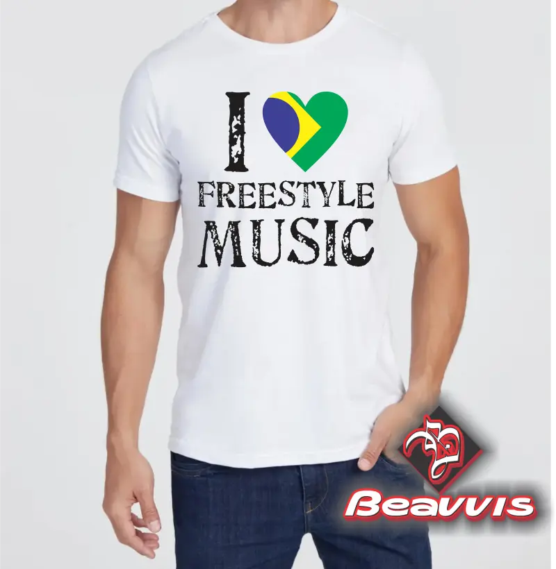 Camisa I Love Freestyle Music