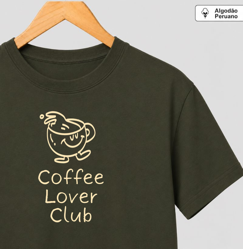 Coffee Lover Club Algodão Peruano