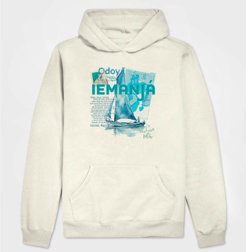 hoddie IEMANJÁ oração unissex