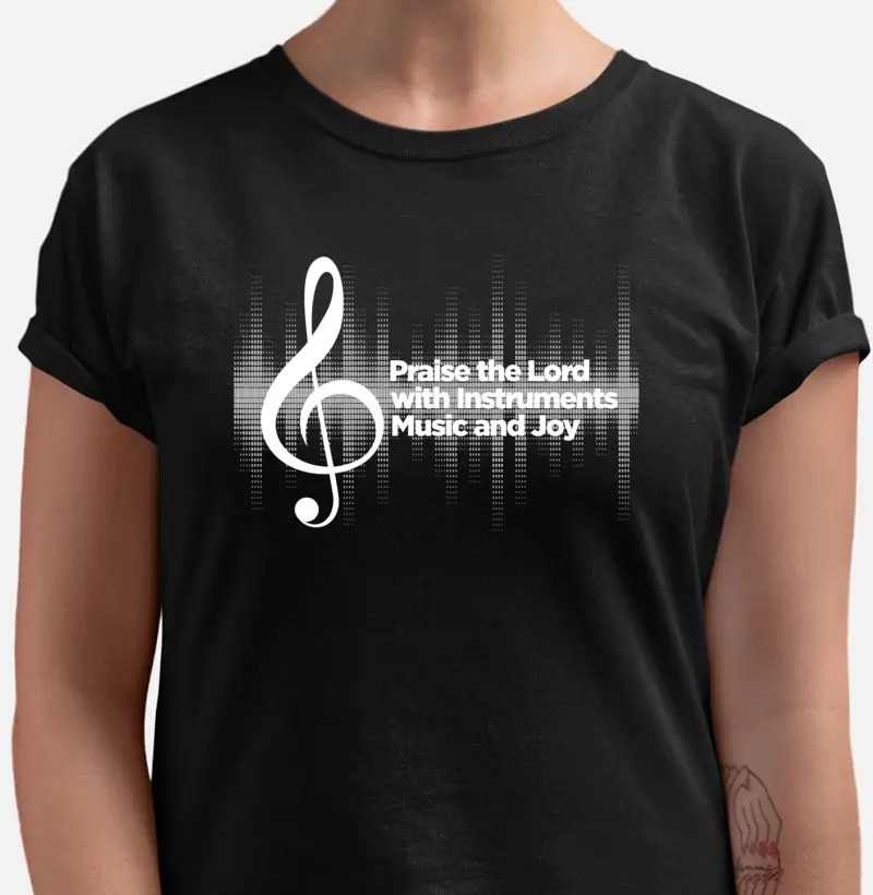 Praise the Lord with Joy camiseta qualidade Reserva