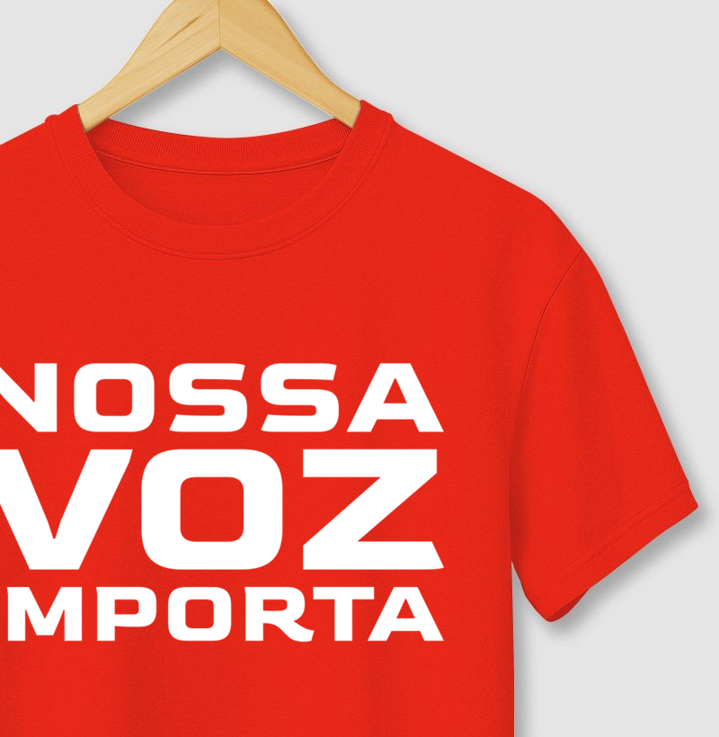 Camiseta Nossa Voz Importa
