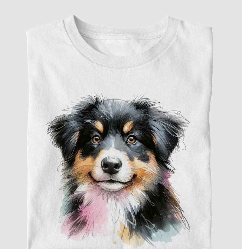 Australian Shepherd Black Tricolor Puppy